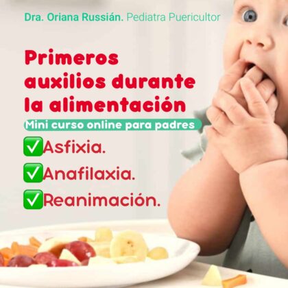 Curso online: Primeros auxilios durante la alimentación