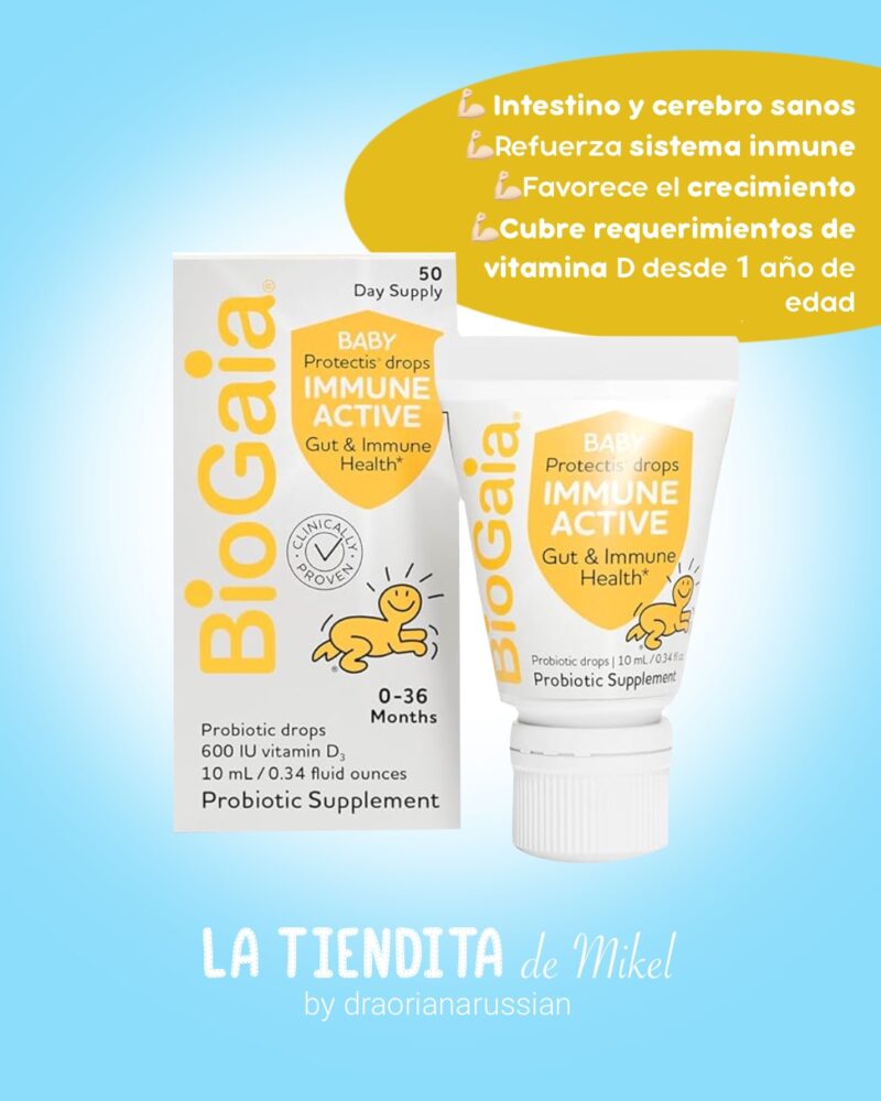 BioGaia Inmune Active Baby (Probiótico+ Vitamina D para niños mayores de 1 año)