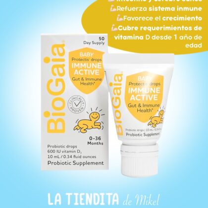 BioGaia Inmune Active Baby (Probiótico+ Vitamina D para niños mayores de 1 año)