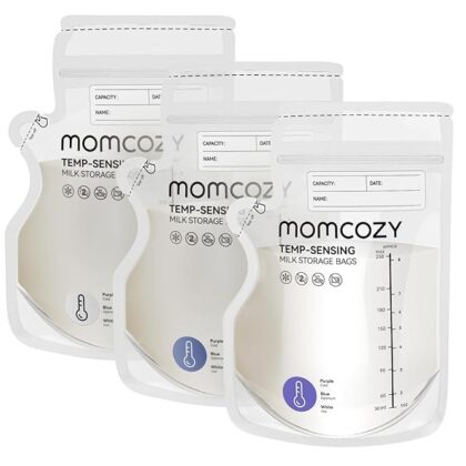 Bolsitas para almacenamiento de leche materna con sensor de temperatura Momcozy
